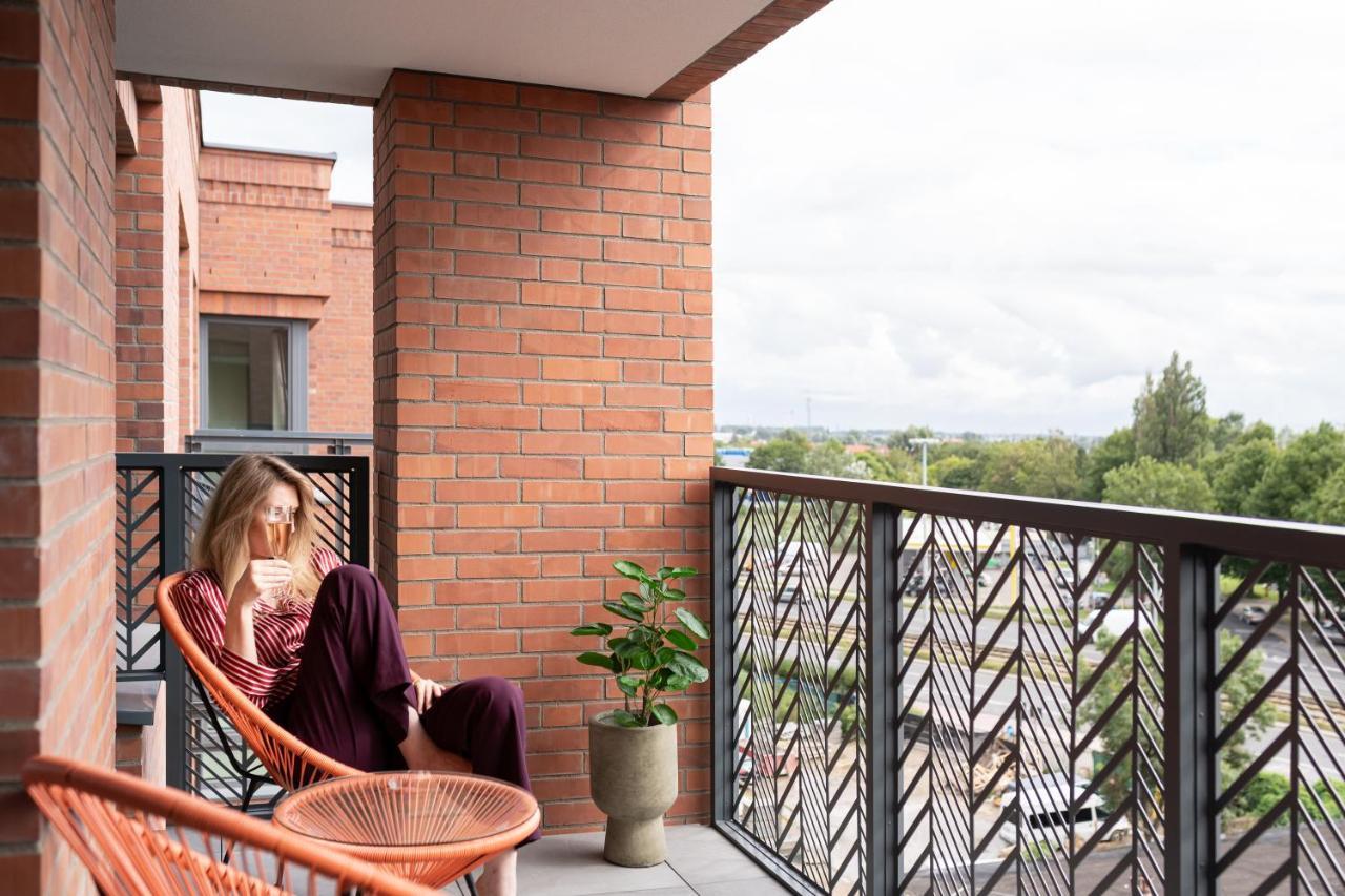 Scala 60D City Center Apartments With Parking By Lion Apartments Gdansk Ngoại thất bức ảnh